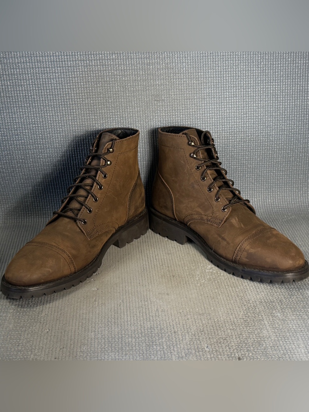 Thursday Boot Co Men’s Captain Everyday Brown Handcrafted Leather Boots Size 11 - Picture 4 of 9